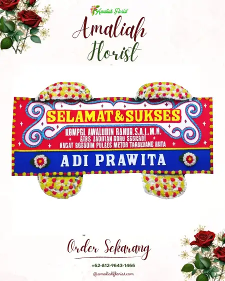 Papan Bunga Ucapan Selamat Kujung